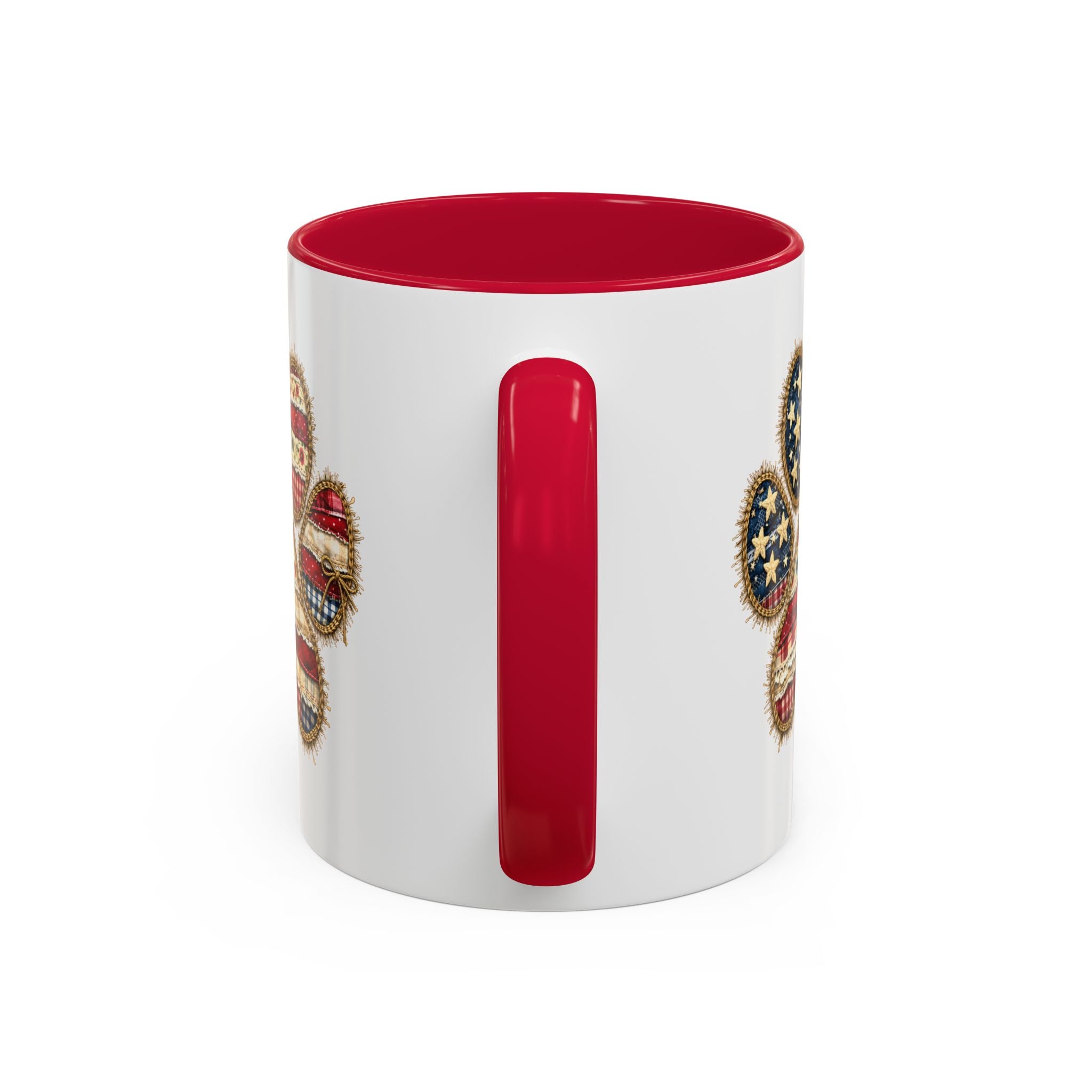 American Flag Paw Print mug | Patriotic Dog Paw Coffee Cup