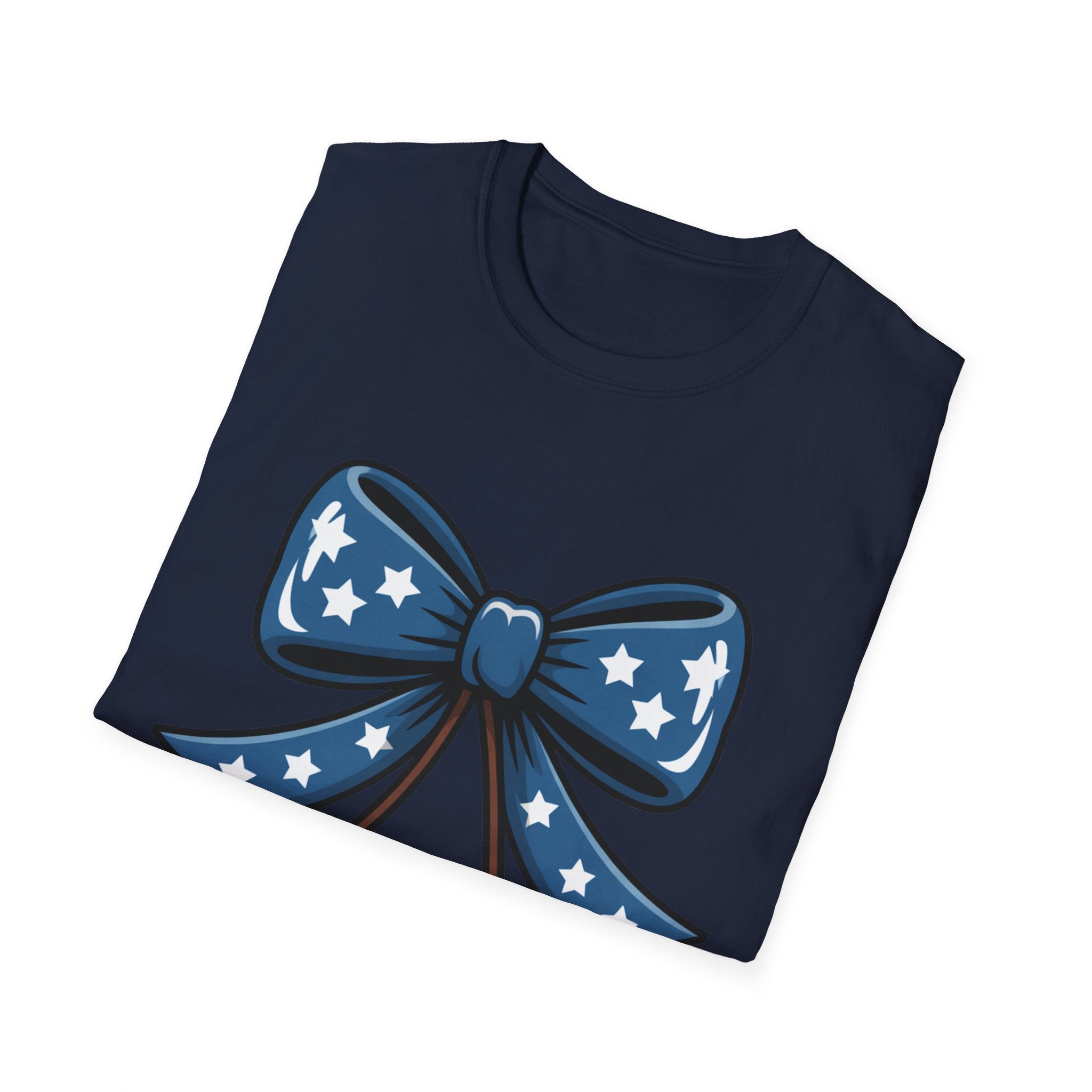 Patriotic Cherry Bow T-Shirt | American Flag Cherries, 4th of July Tee