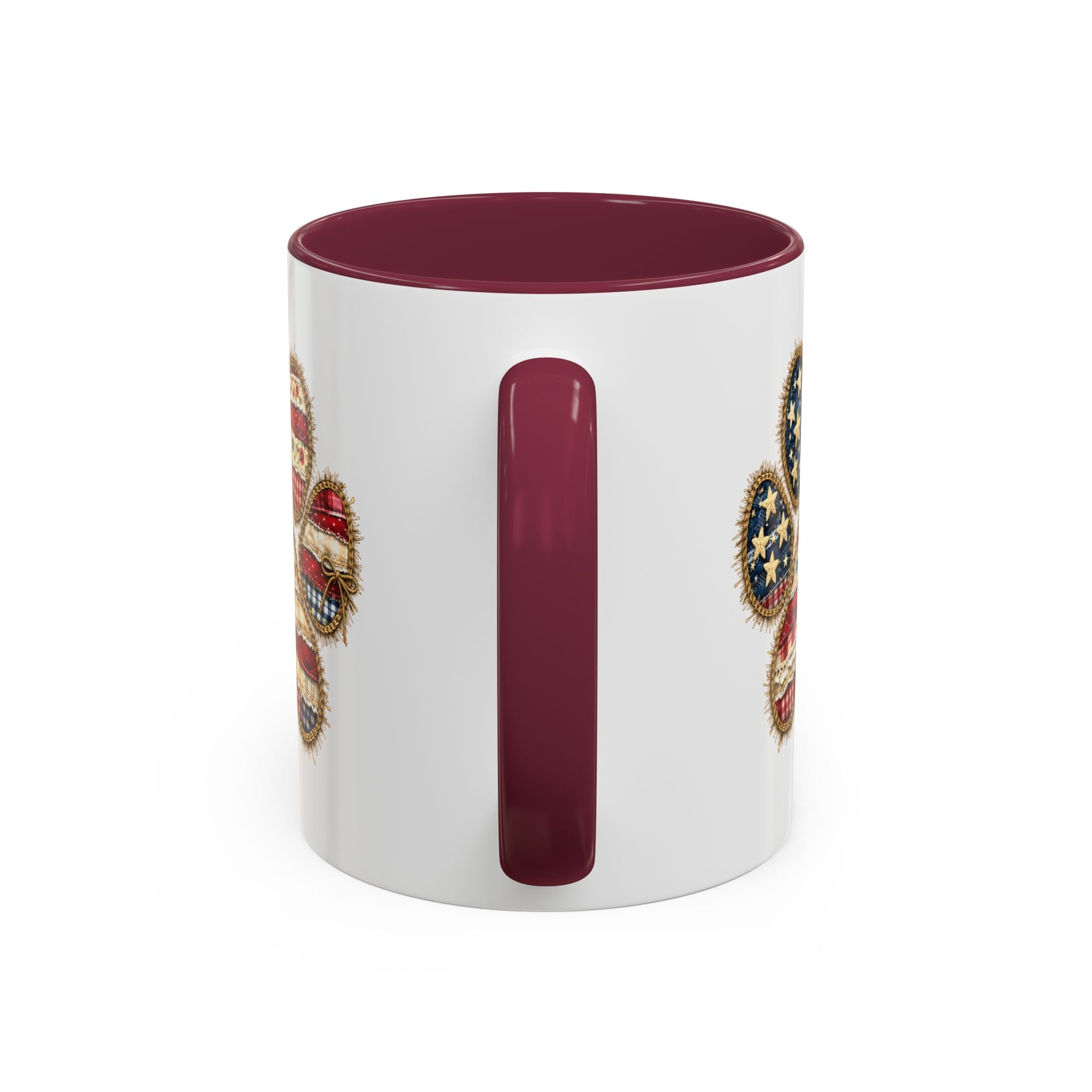 American Flag Paw Print mug | Patriotic Dog Paw Coffee Cup
