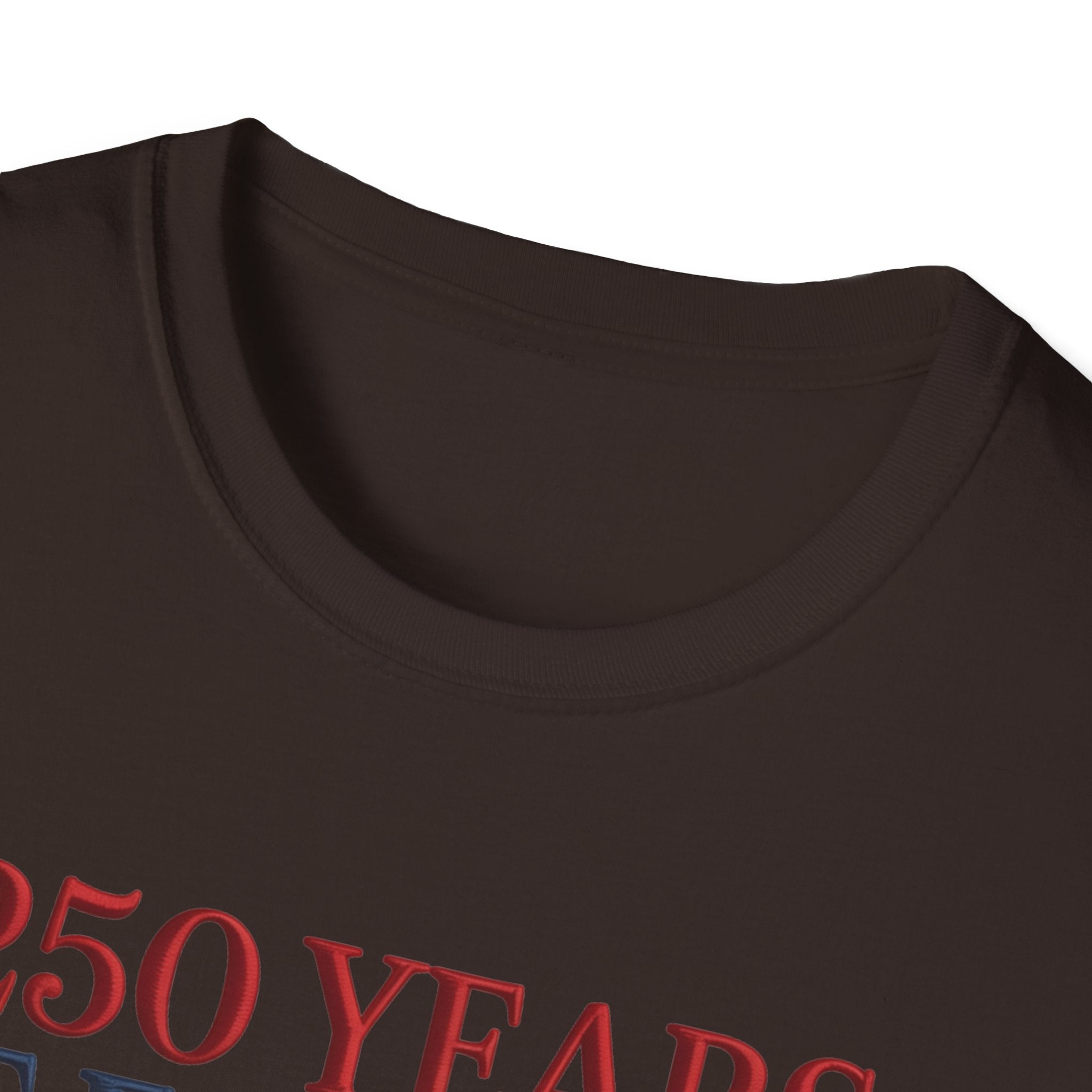 250 Years of Freedom Patriotic T-Shirt — American Flag Bow 4th of July Tee