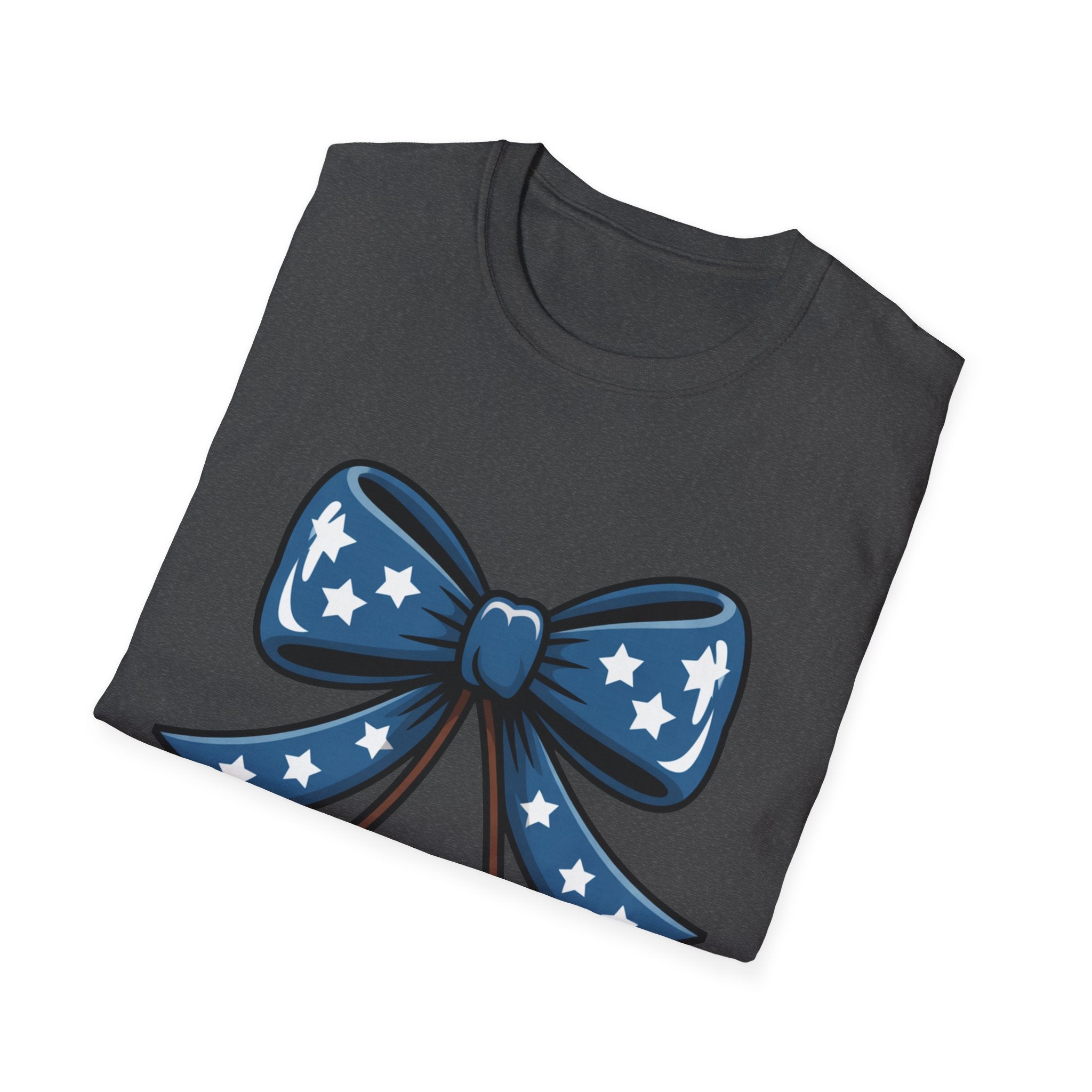 Patriotic Cherry Bow T-Shirt | American Flag Cherries, 4th of July Tee