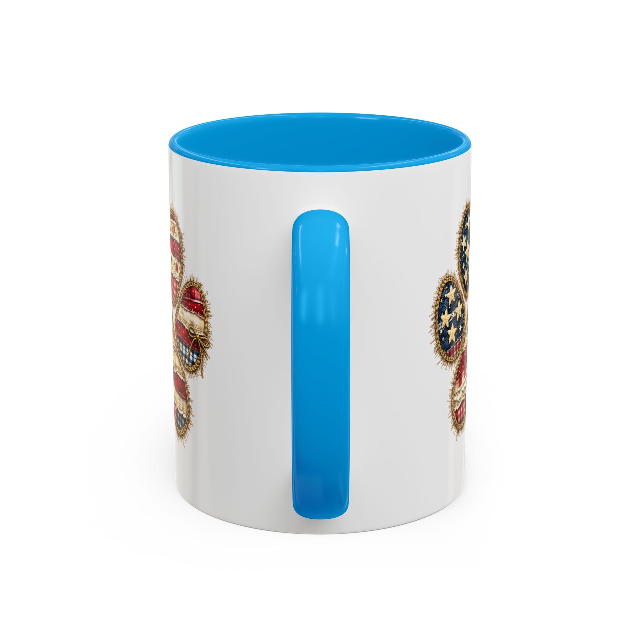 American Flag Paw Print mug | Patriotic Dog Paw Coffee Cup