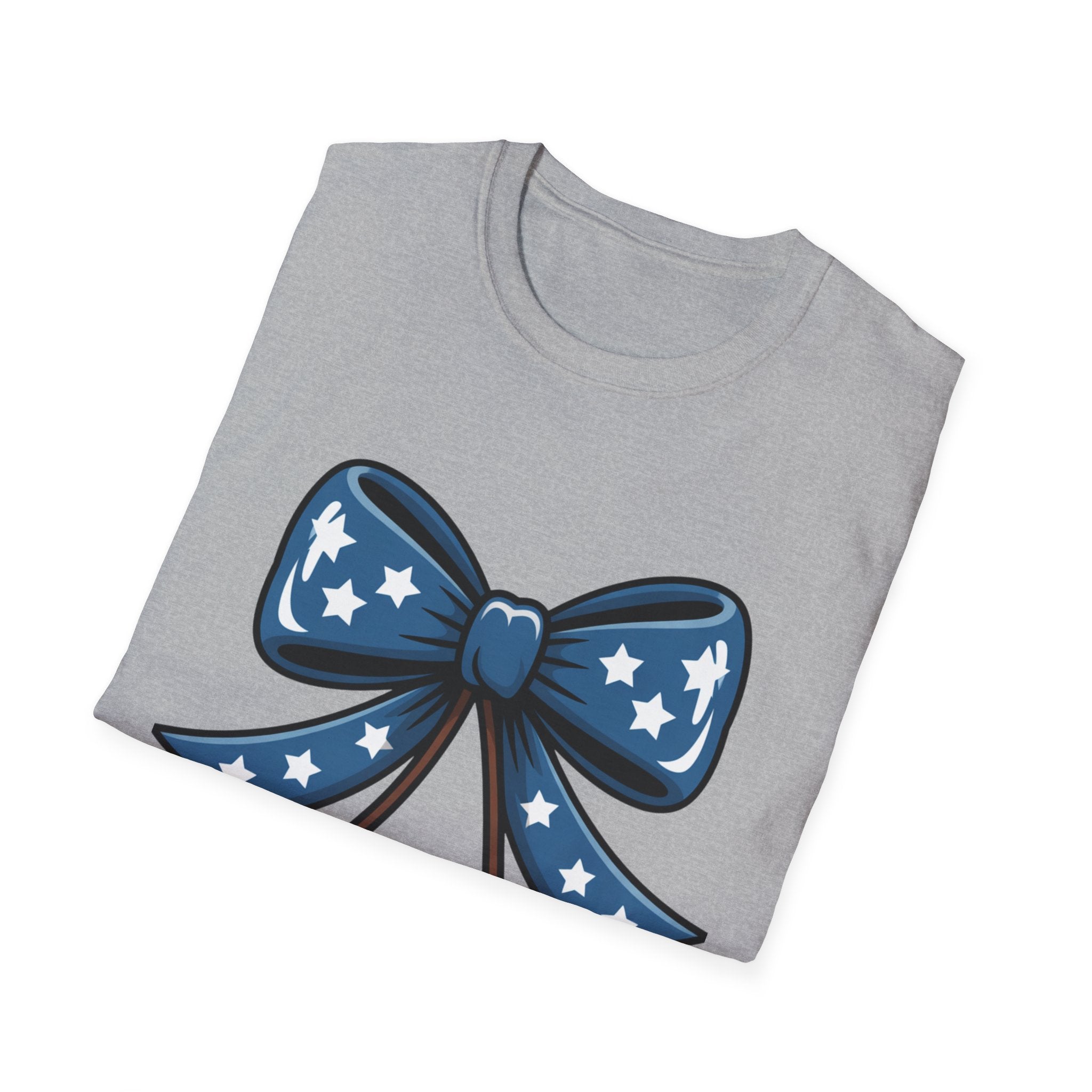 Patriotic Cherry Bow T-Shirt | American Flag Cherries, 4th of July Tee